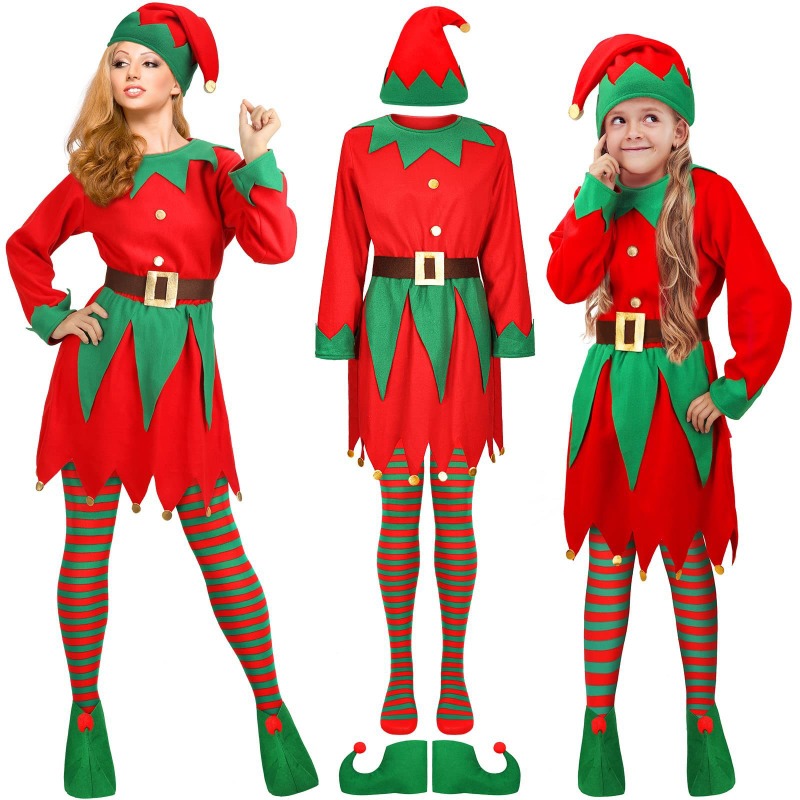 Elf Costume Christmas - Fantasia de Natal para Adultos, Fantasia