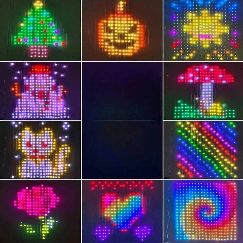 Luzes de Cortina LED Pixel par - Christmas Lights Outdoor avaliação e preço