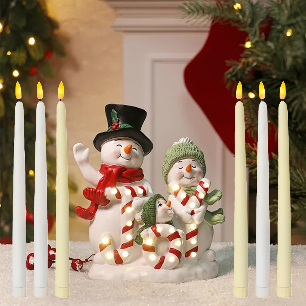 Conjunto de 6 Velas LED Sem Ch - Holiday Candle Set avaliação e preço