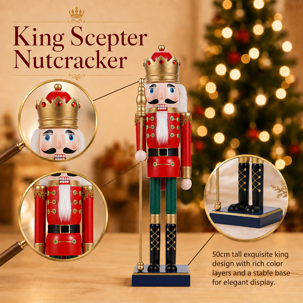 Quebra-Nozes de Madeira de 50C - Nutcracker Figurine avaliação e preço