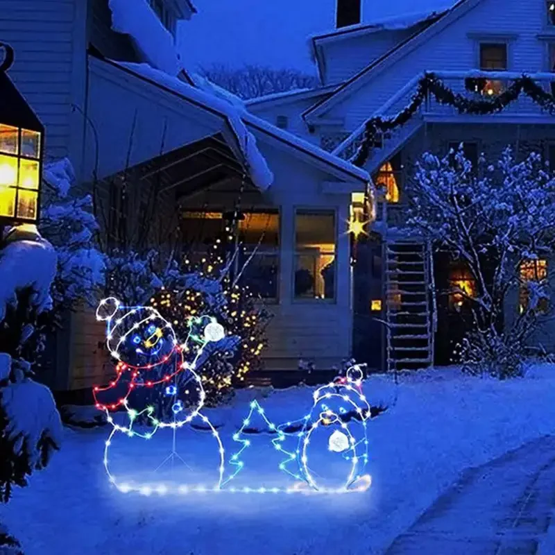 Ornamento de boneco de neve LE - Christmas Lights Outdoor avaliação e preço