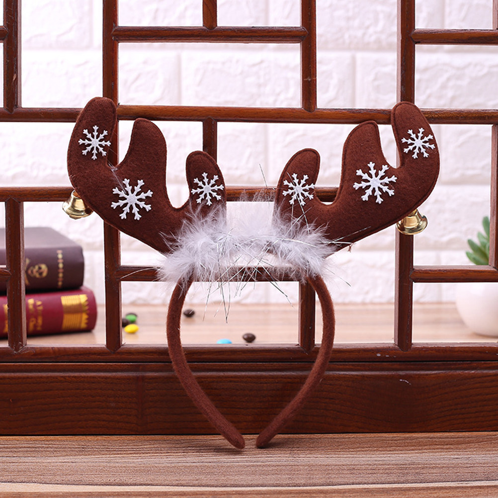 2 Peças Tiara de Chifres de Re - Reindeer Antlers Headband avaliação e preço