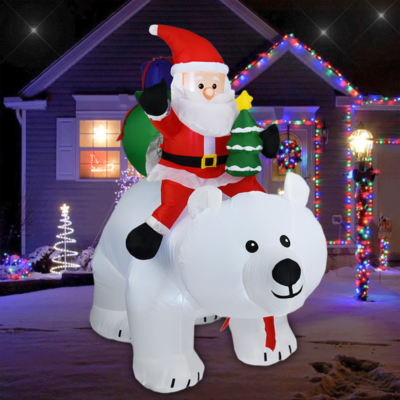 Urso móvel papai noel natal in - Christmas Lights Outdoor avaliação e preço