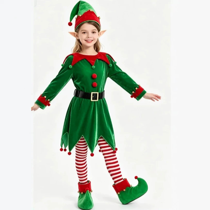 Fantasias de Natal para Menino - Elf Costume Christmas avaliação e preço