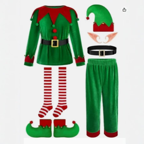 Fantasias de Natal para Menino - Elf Costume Christmas avaliação e preço