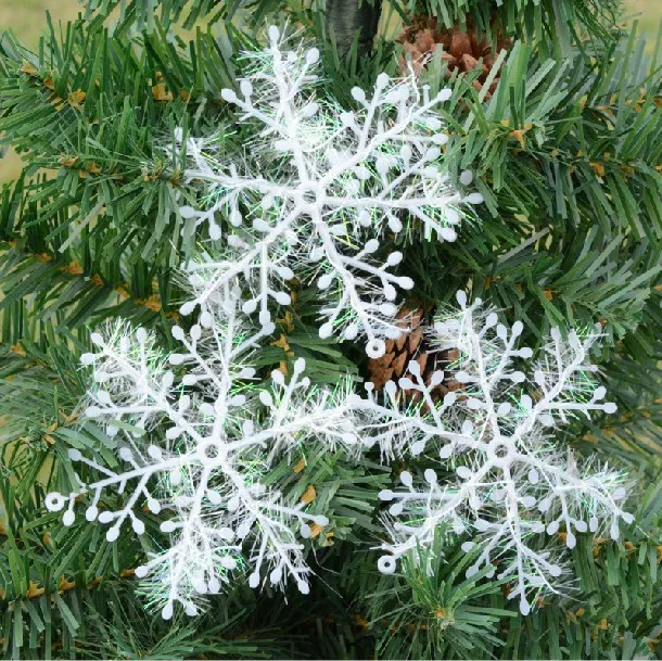 30 peças de enfeites de floco  - Christmas Tree Artificial avaliação e preço